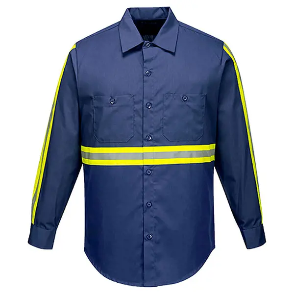 Portwest Iona Work Shirt LS, Navy 