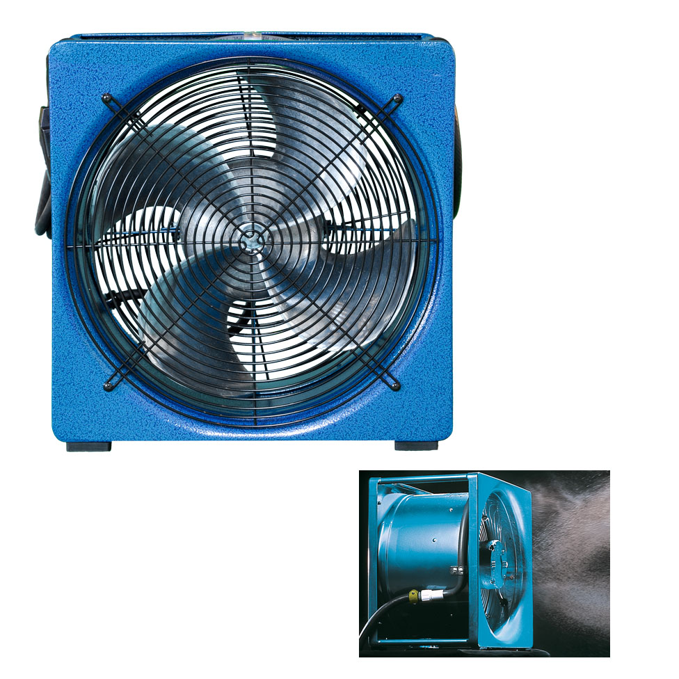 Super Vac 16" Mister Fan Confined Space