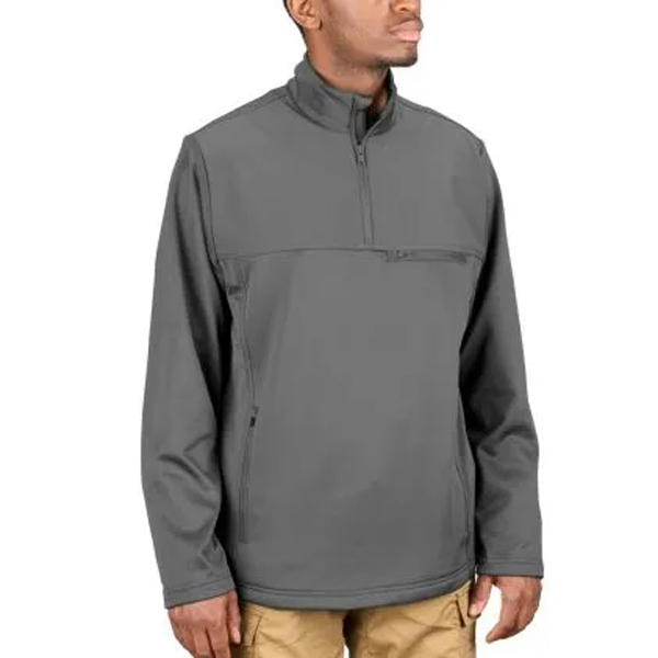 Propper Kinetic Quarter Zip Pullover; Charcoal