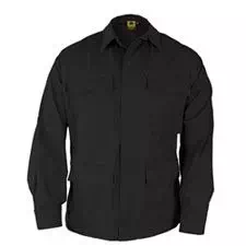 Propper BDU Coat, Poly/Cotton Black, Sz: XL-L 