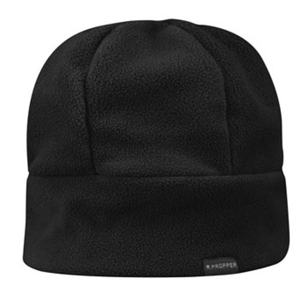 Propper Fleece Watch Cap, Black, 95% Cotton, OSFA