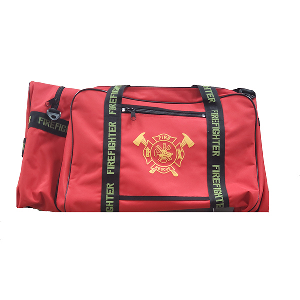 Firefighter Gear Bag, Red 32"L x 17"H x 16"D NAFECO