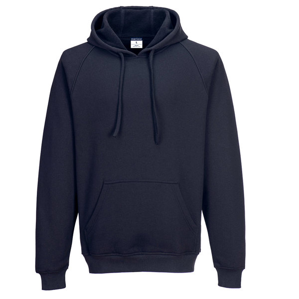 Bizflame Heavyweight Hooded FR Sweatshirt; Navy