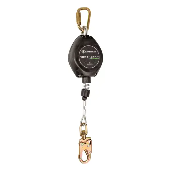 Safewaze Retractable, 20' Cable, Swivel Fall Hook