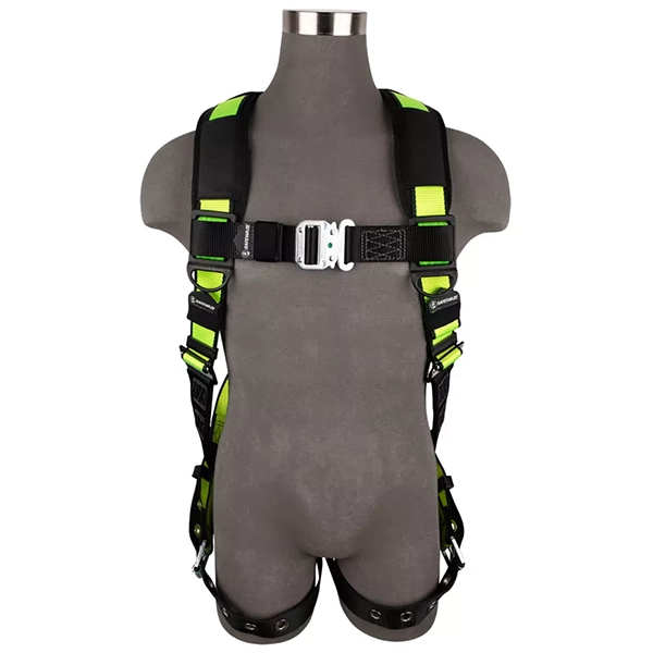 Safewaze Pro Full Body Harness 1D, QC Chest, TB Legs 