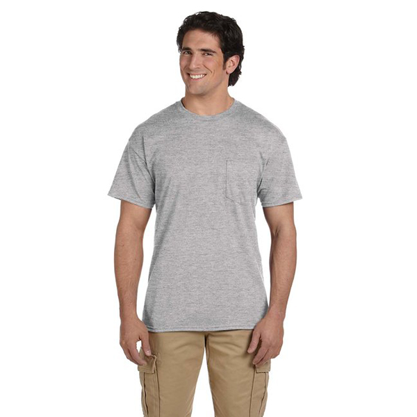 Gildan T-Shirt-DryBlend 50/50 5.6 oz SS W/Pocket Sport Grey