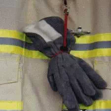 Custom Leather Firefighter Glove Strap - Structure or Rescue Keeper