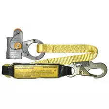 PMI MIO Rope Grab w/ 3 ft. Shock Absorbing Lanyard-for 11mm(7/16") Rope