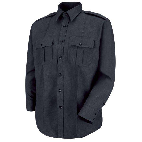 Horace Small Shirt, LS Sentry Plus 100% Poly Navy