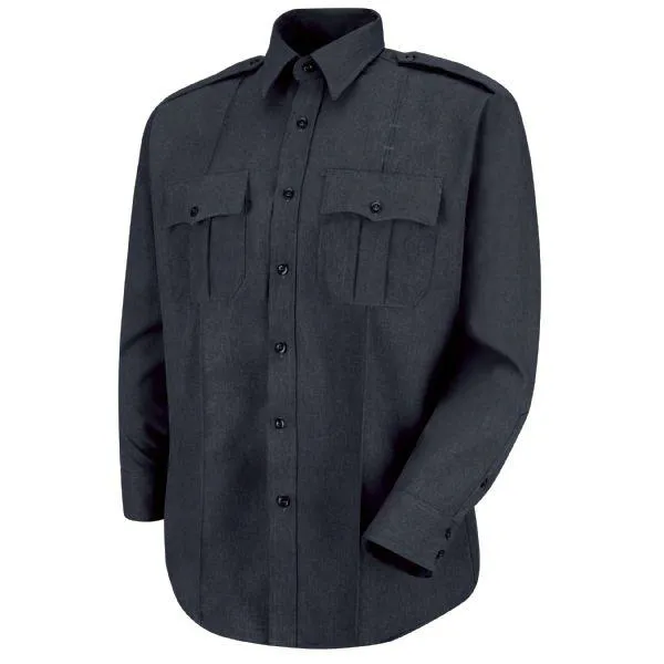 Horace Small Shirt, LS Sentry Plus 100% Poly Navy 