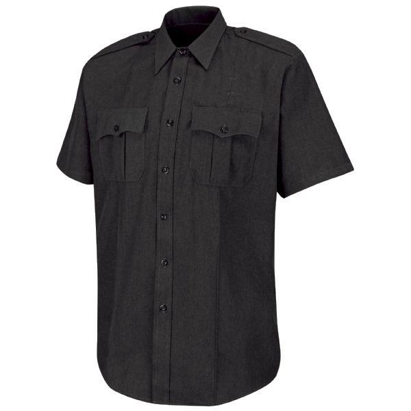 Horace Small Sentry SS Shirt, Zipper, Black