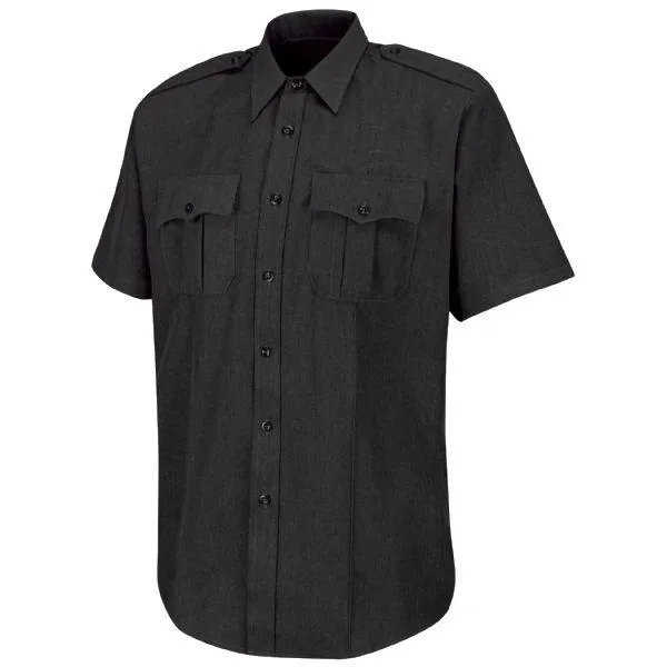 Horace Small Sentry SS Shirt, Zipper, Black 