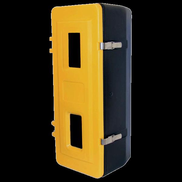 Flamefighter SCBA Respirator Cabinet Yellow,