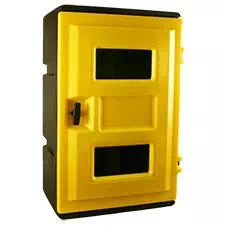 Flamefighter SCBA Respirator Cabinet Yellow, 
