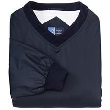 SanMar Shirt, Nylon V-Neck Navy