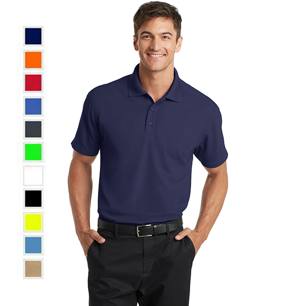 Port Authority Polo, Dry Zone, SS, Poly