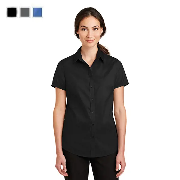 Port Authority Ladies SS Shirt Twill 