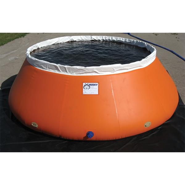 Husky Self-Supporting Portable Water Tank, 1500 Gallon, 30oz Vinyl Liner