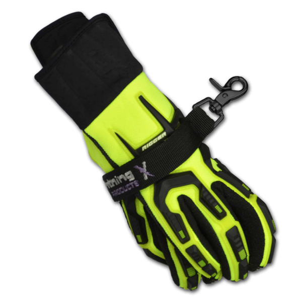 Lightning X Glove Strap Black, Velcro w/Trigger Snap