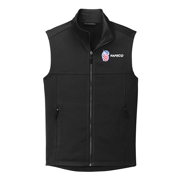 Port Authority Fleece Vest Nafeco Emb, Deep Black