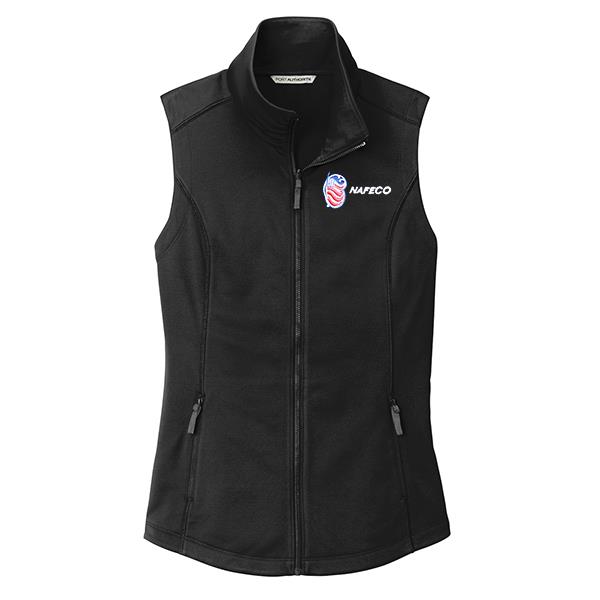 Port Authority Ladies Vest Nafeco Emb, Deep Black