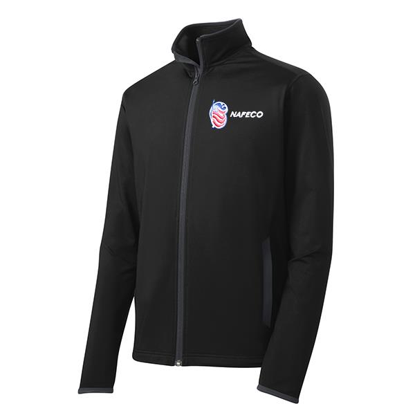 Sport-Tek Full-Zip Jacket Nafeco Emb Black/Charcoal Grey