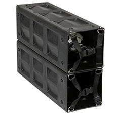 Zico Plastic Horizontal Storage Unit-Black