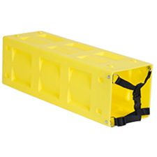 Zico Plastic Horizontal Storage Unit-Yellow