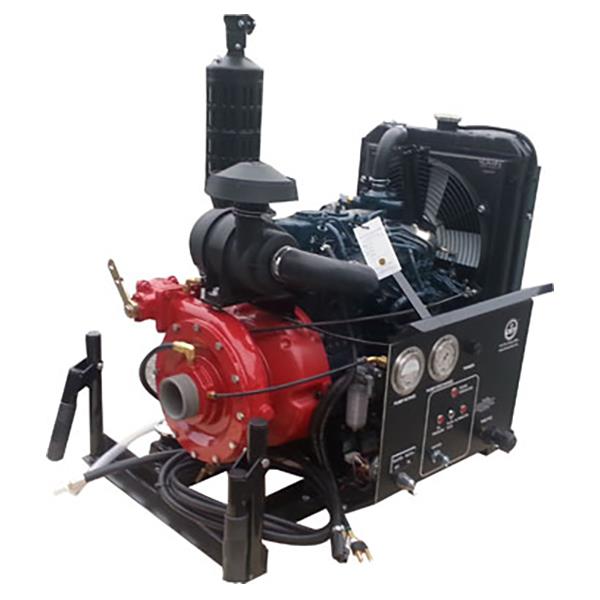 CET 21 HP Portable Mid Range Pump, Diesel Powered Kubota Engine