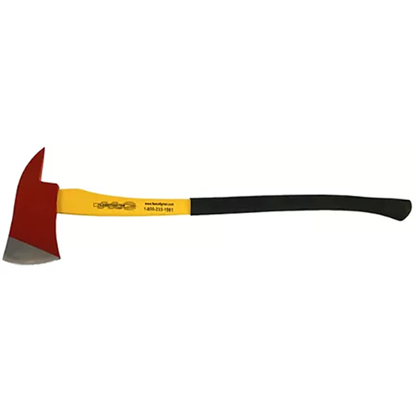 Flamefighter Axe Pick Head, 36", FG, 6 lb, Rubber Grip