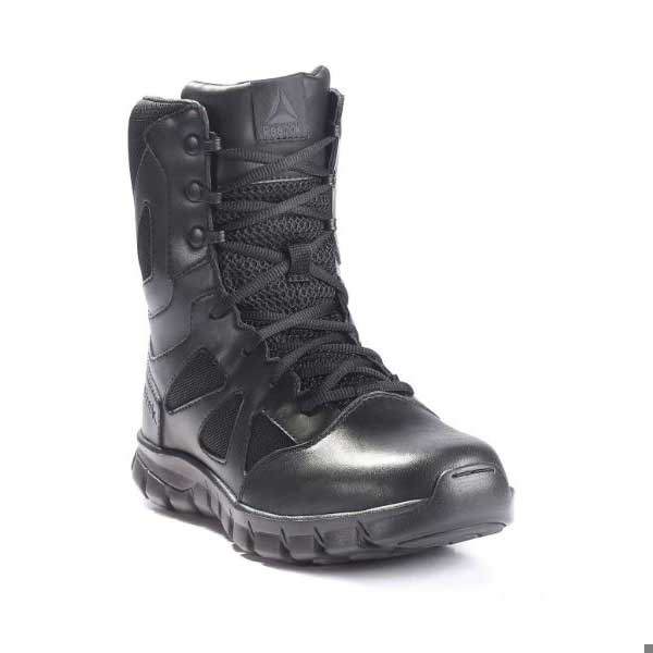 Reebok Sublite Cushion Sidezip Tactical Boot; Black