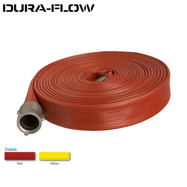 Key Fire Hose Dura-Flow Rubber 1.5" x Length, NH Coupling 