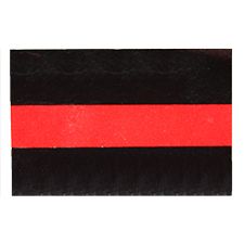 Pacific Reflex Decal Red Line, 2" x 3"