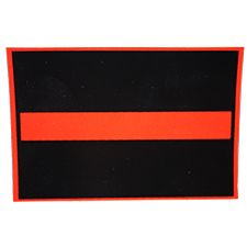 Pacific Reflex Decal Red Line, 3" x 4"