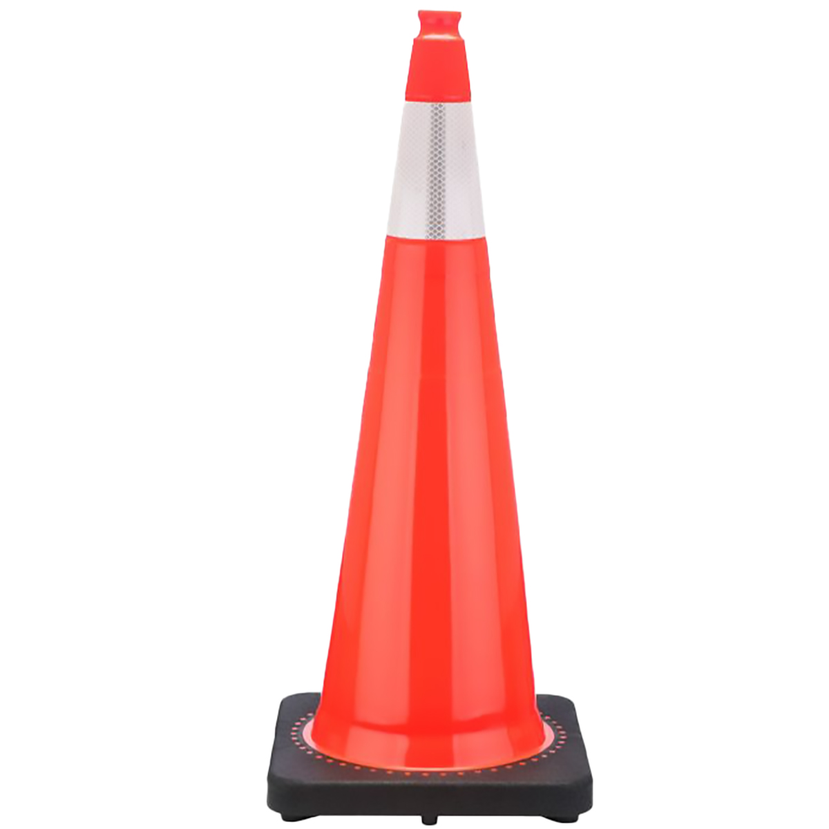 JBC Orange Traffic Cone, 36" 6" Reflective Collar