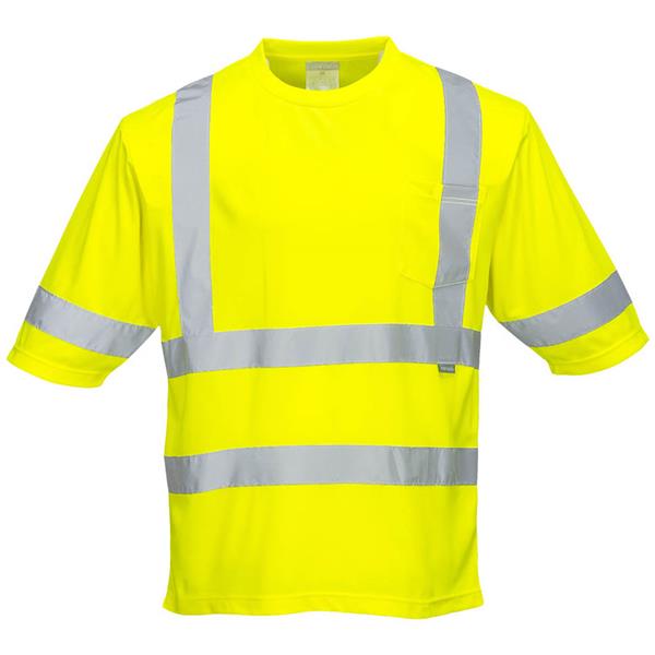 Portwest Hi-Viz Class 3 T-Shirt Yellow