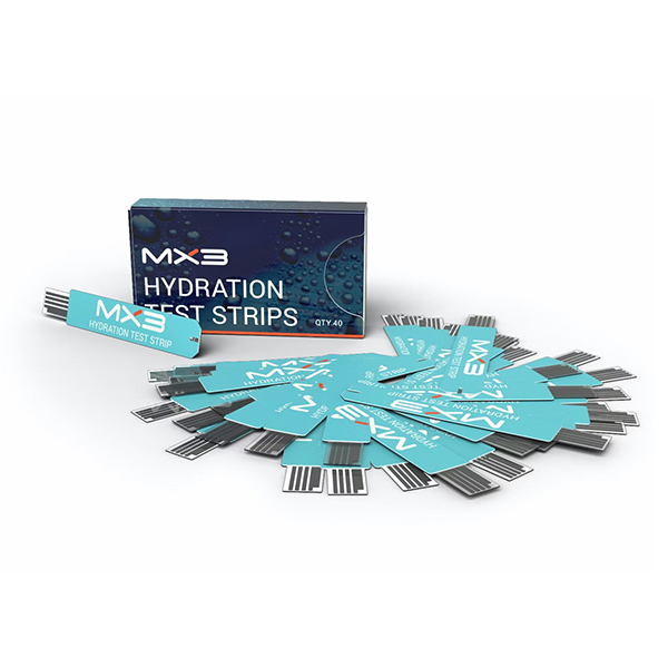 MX3 Hydration Test Strip Box of 40, Single Strips