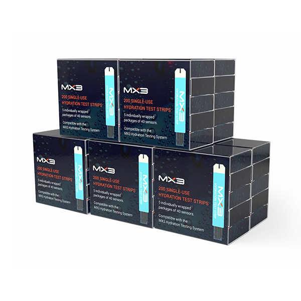 MX3 Hydration Test Strip Box of 2000, 50 Pack Strips