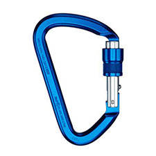 PMI SMC Kinetic Series- Screw Gate Carabiner-Blue