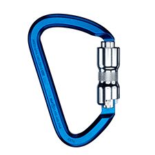 PMI SMC Kinetic Series- Twist Gate Carabiner-Blue