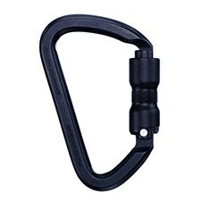 PMI SMC Kinetic Series- Twist Gate Carabiner-Black