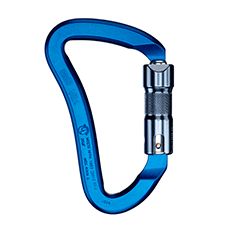 PMI SMC Crossover Series Carabiner,Tri-Lock,Blue