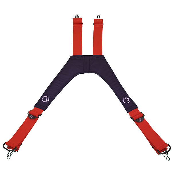 LION Suspender, V-Force Non-High Back, Red, 48" (L)