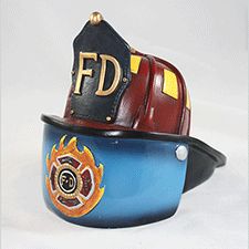 Blue Sky Fireman Fund Coin Bank