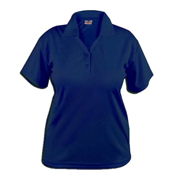 Blue Pointe Polo, Ladies, Navy SS Performance Moisture Wicking