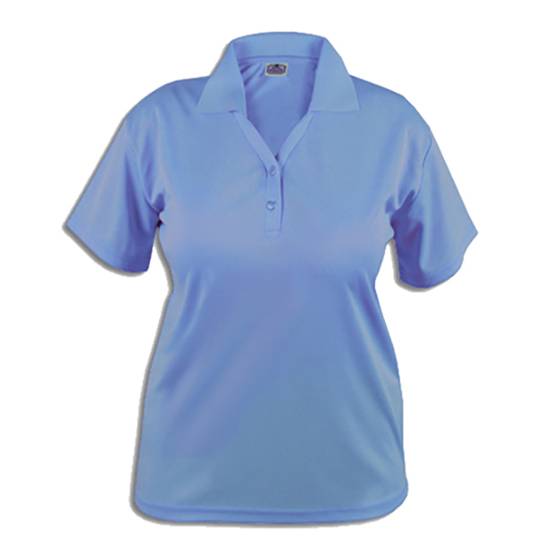 Blue Pointe Polo,Ladies French Blue SS Performance Moisture Wicking