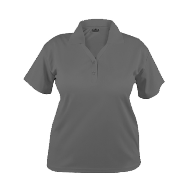 Blue Pointe Polo, Ladies Grey SS Performance Moisture Wicking