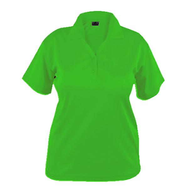 Blue Pointe Polo,Ladies Safety Green SS Performance Moisture Wicking