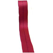 PMI Webbing, 2", Tubular Red, Per Yard