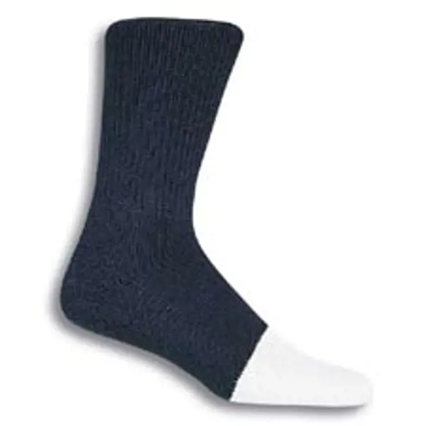 Thorlo Sock, Black Uniform White Toe